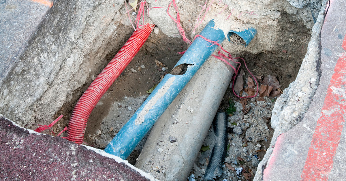 what happens if your sewer line breaks